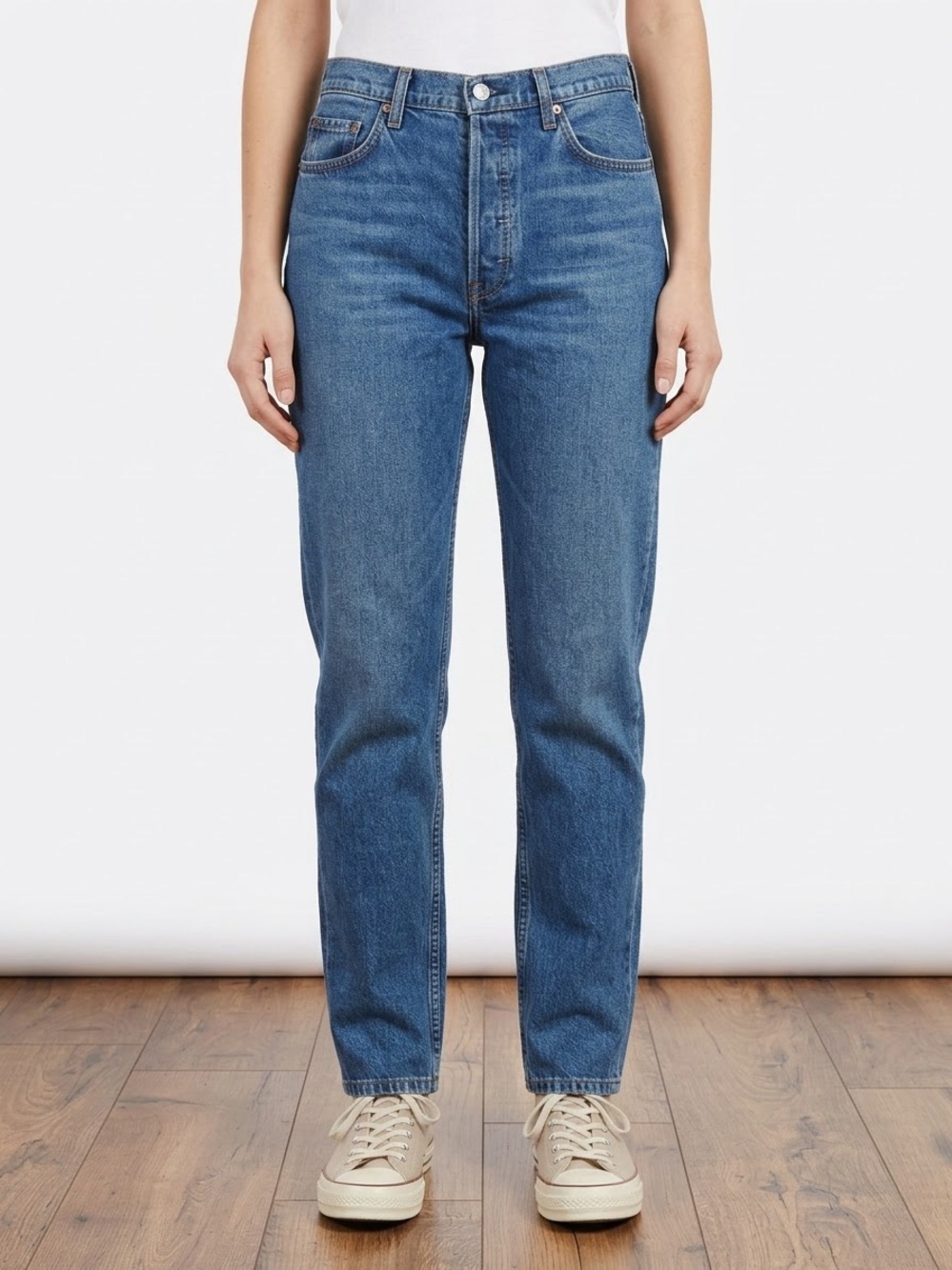 Reformation Classic Indigo Straight-Leg Jeans